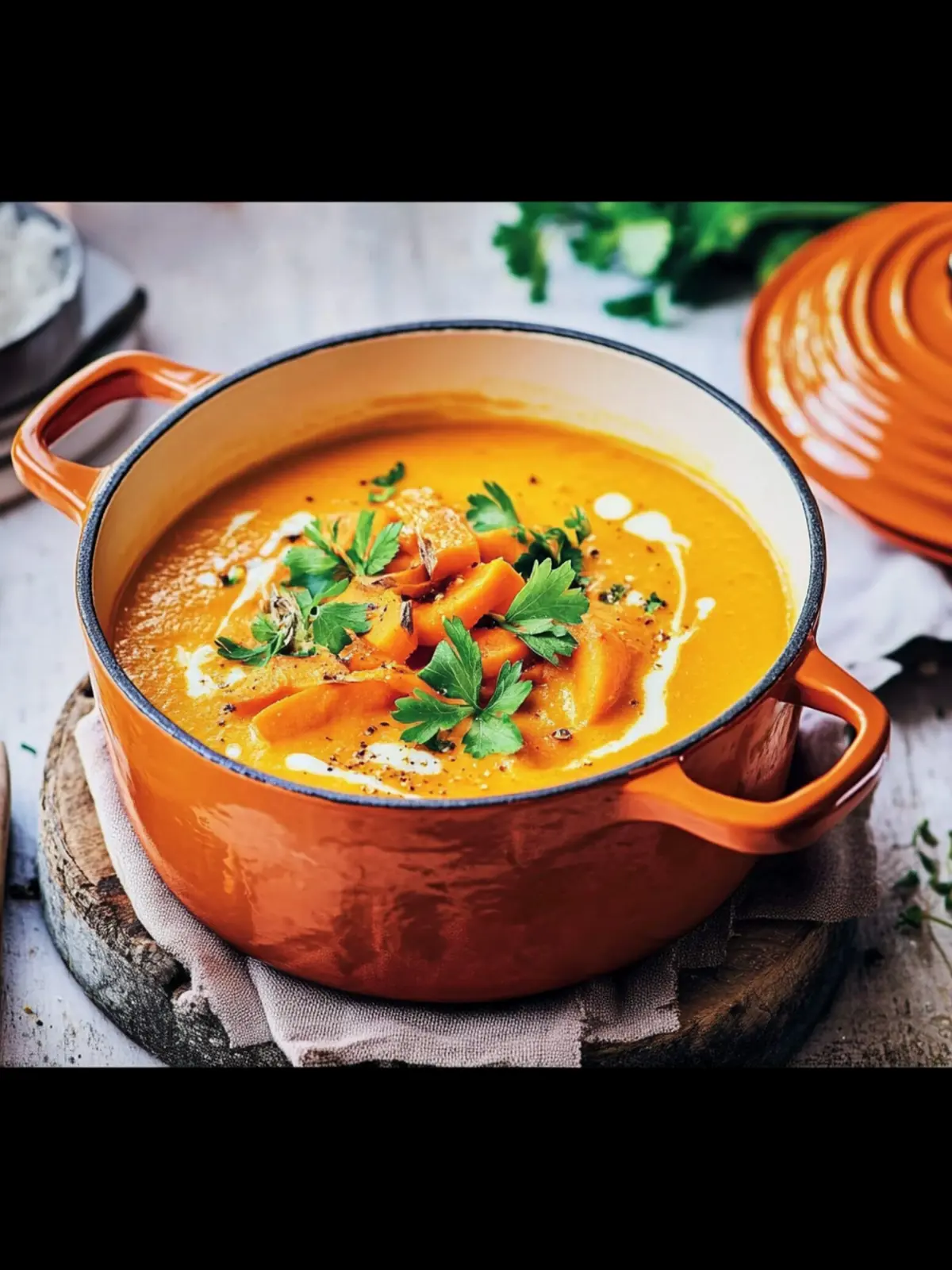 Creamy Carrot and Coconut Soup for Vegan Christmas Cheer 5 Carrot and coconut soup- vegan christmas recipes