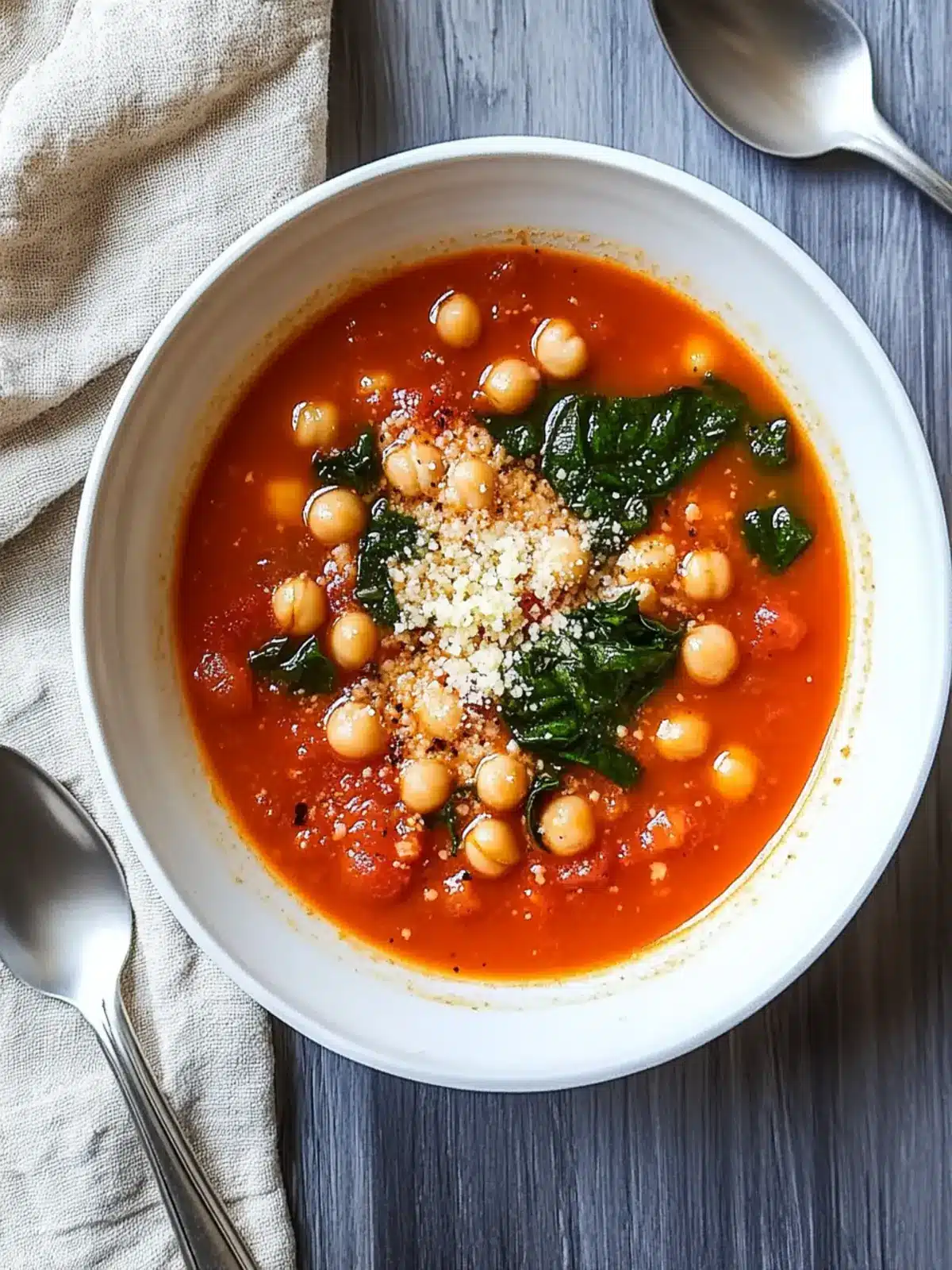 Cozy Chickpea Tomato Soup for Comforting Weeknight Dinners 4 Chickpea Tomato Soup