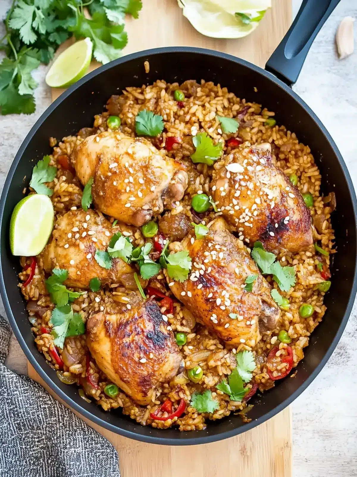 One-Pan Satay-style Chicken and Rice for Effortless Comfort 3 One-pan Satay-style Chicken and Rice