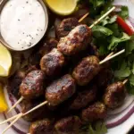 Lamb Koftas with Yoghurt Dressing
