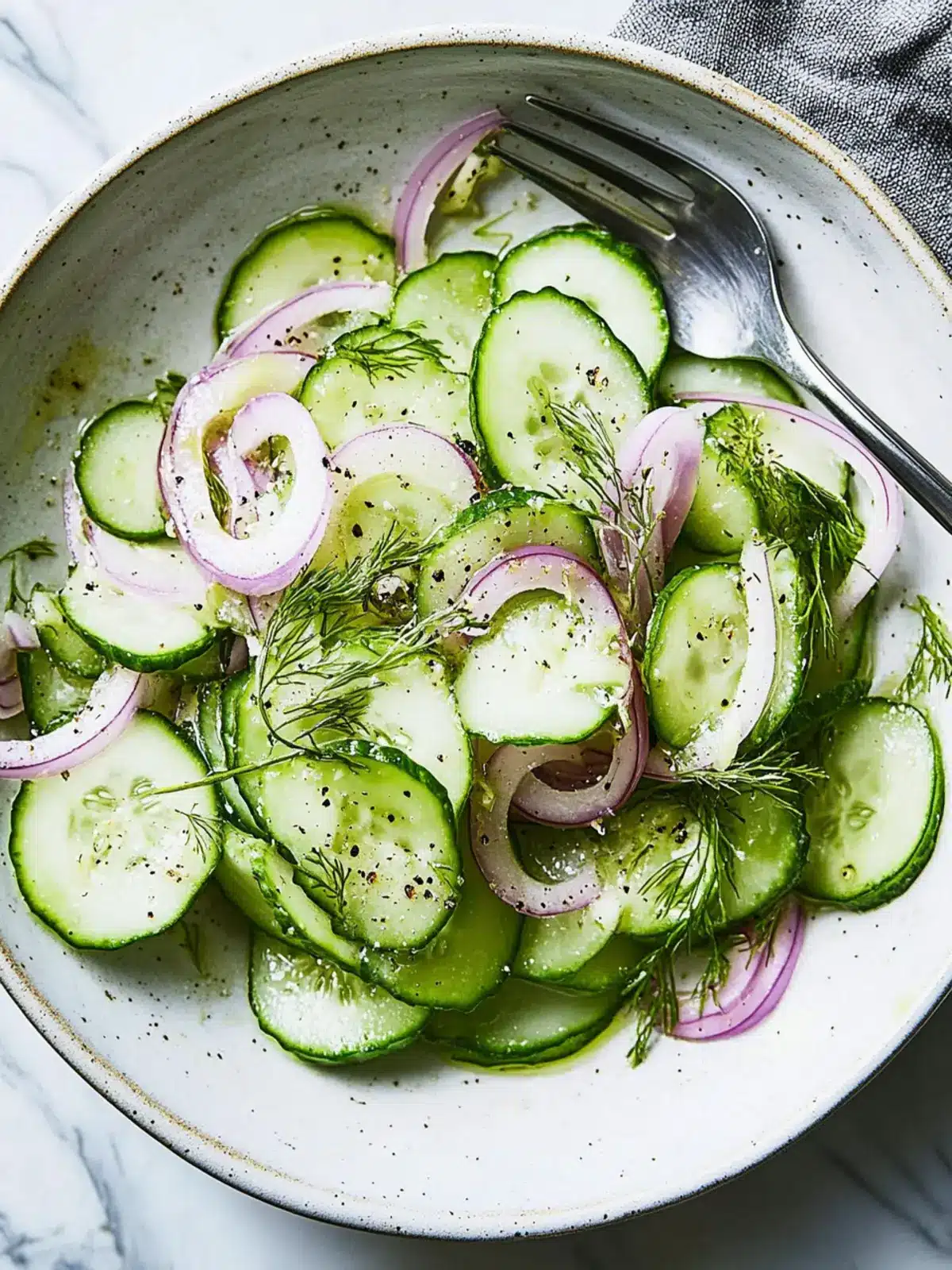 Crisp Cucumber Salad: Refreshing and Easy Vegan Delight 2 Cucumber Salad