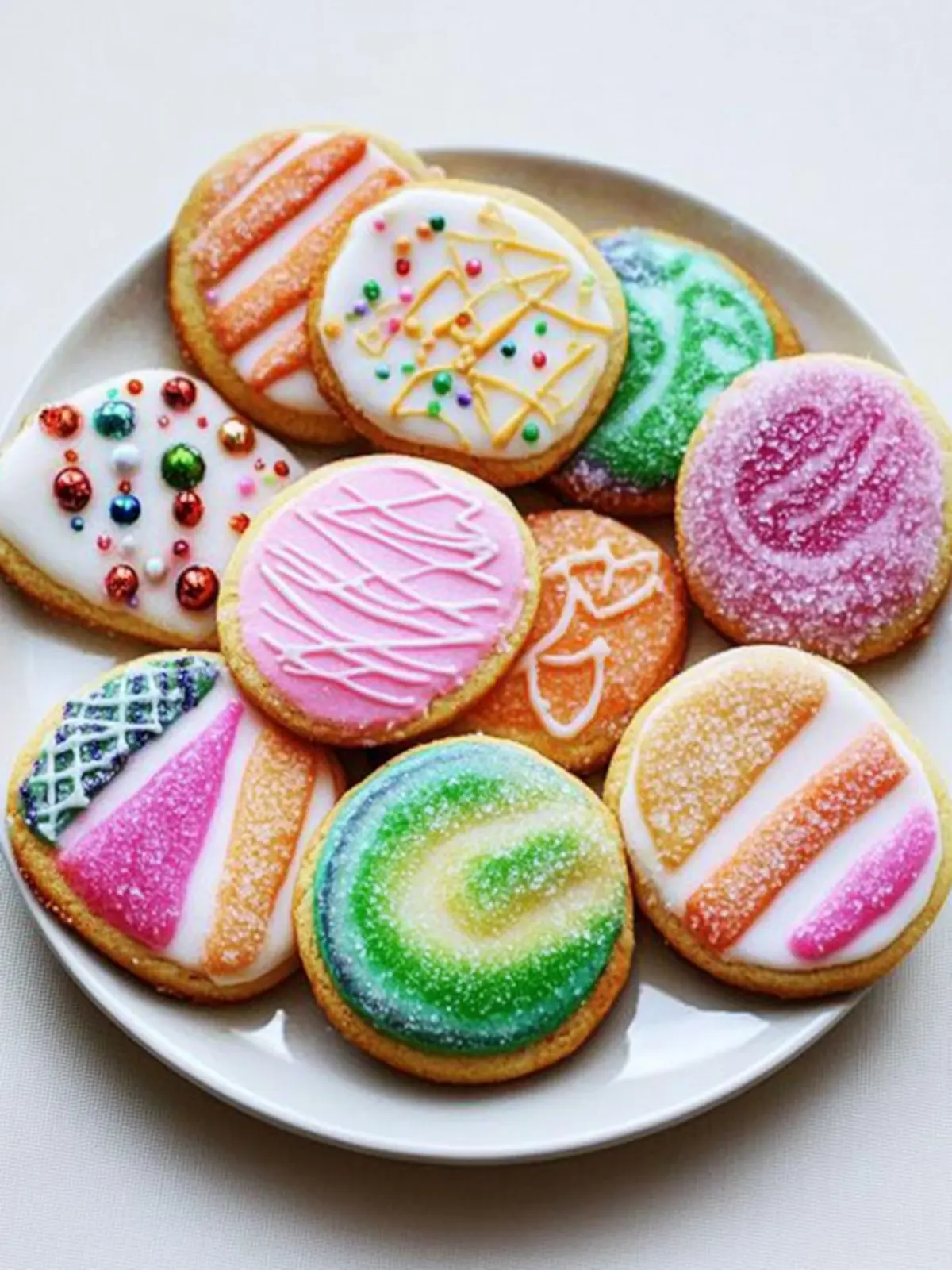 Frosted Holiday Sugar Cookies