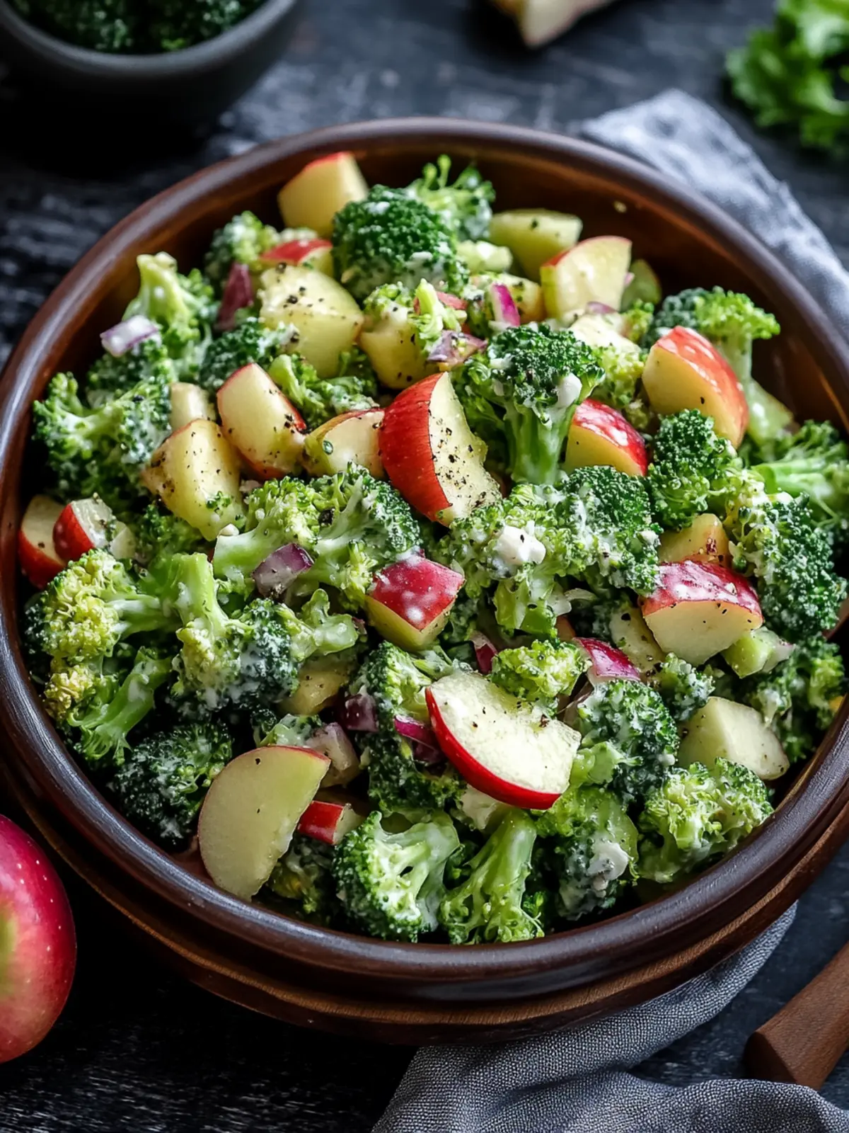 Crunchy Honeycrisp Apple Broccoli Salad for a Fresh Twist 3 Honeycrisp Apple Broccoli Salad