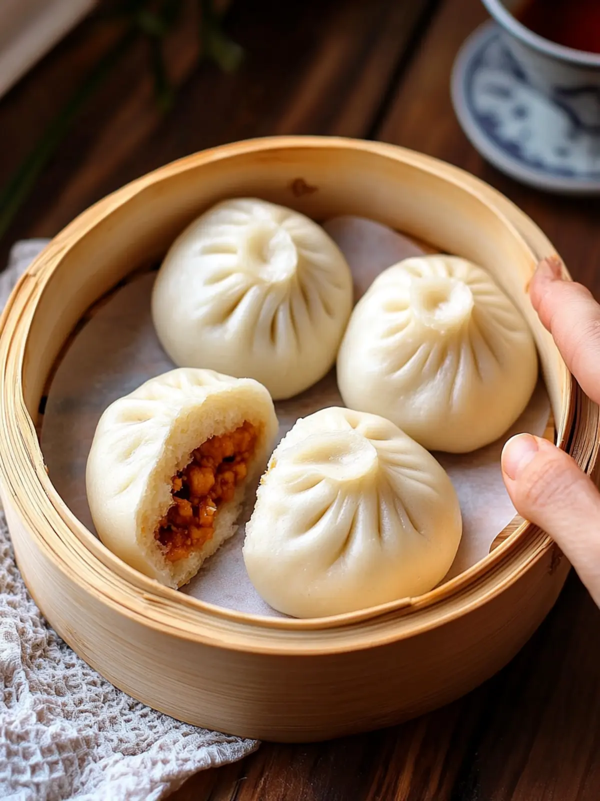 Delightful Steamed Buns (Baozi) - Easy Finger Food for New Year 4 Steamed Buns (Baozi)- Easy Chinese New Year finger food
