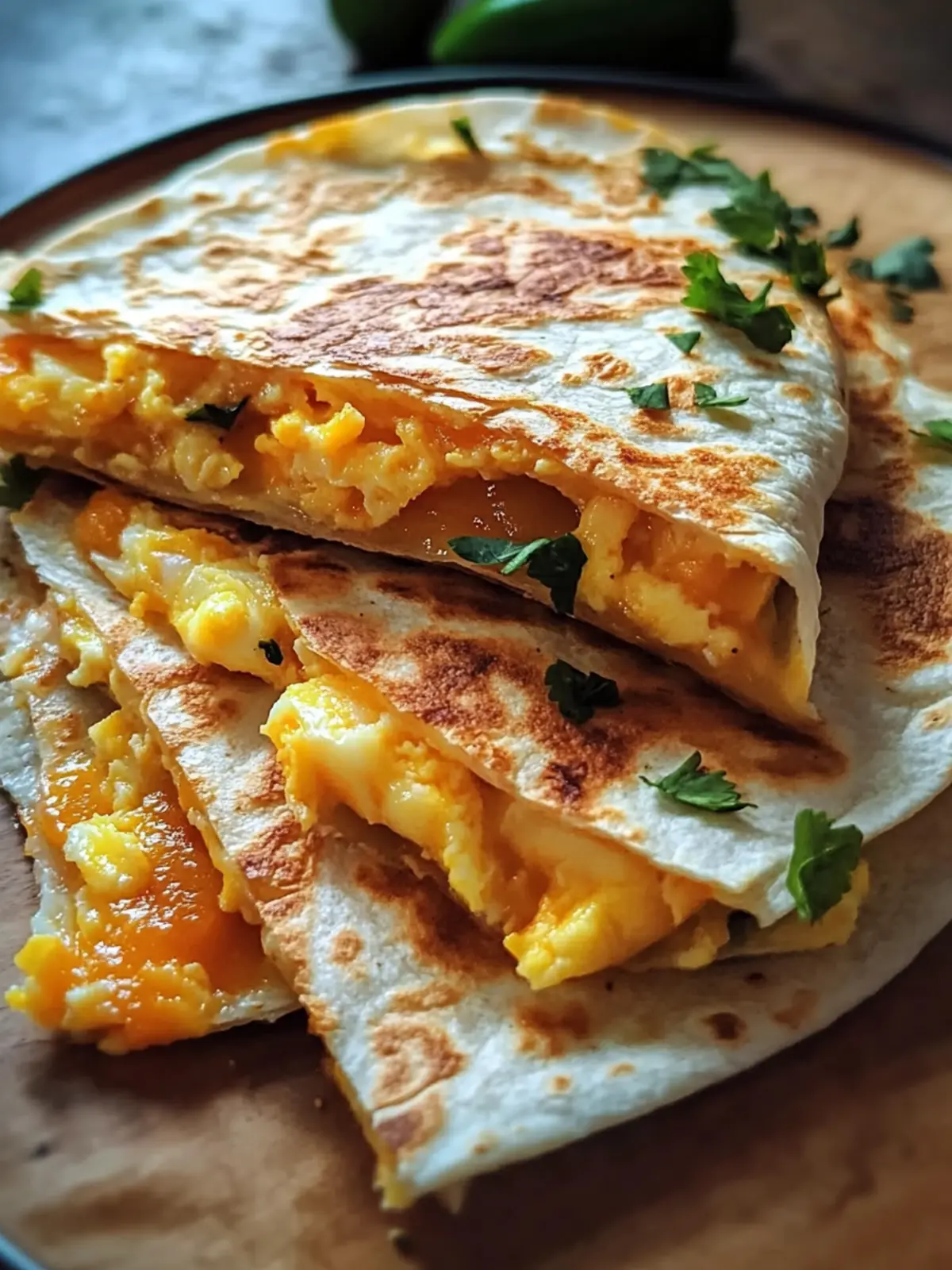 Cheddar Egg Quesadilla Recipe