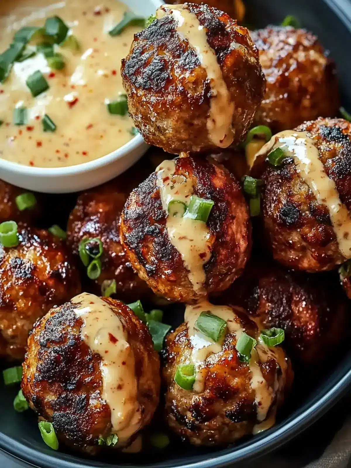 Korean BBQ Meatballs with Spicy Mayo Dip: Easy 7-Step Recipe 4 Korean BBQ Meatballs with Spicy Mayo Dip: An Incredible 7-Step Recipe