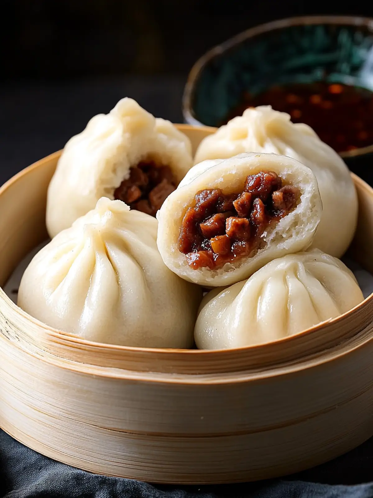 Chinese BBQ Pork Steamed Buns