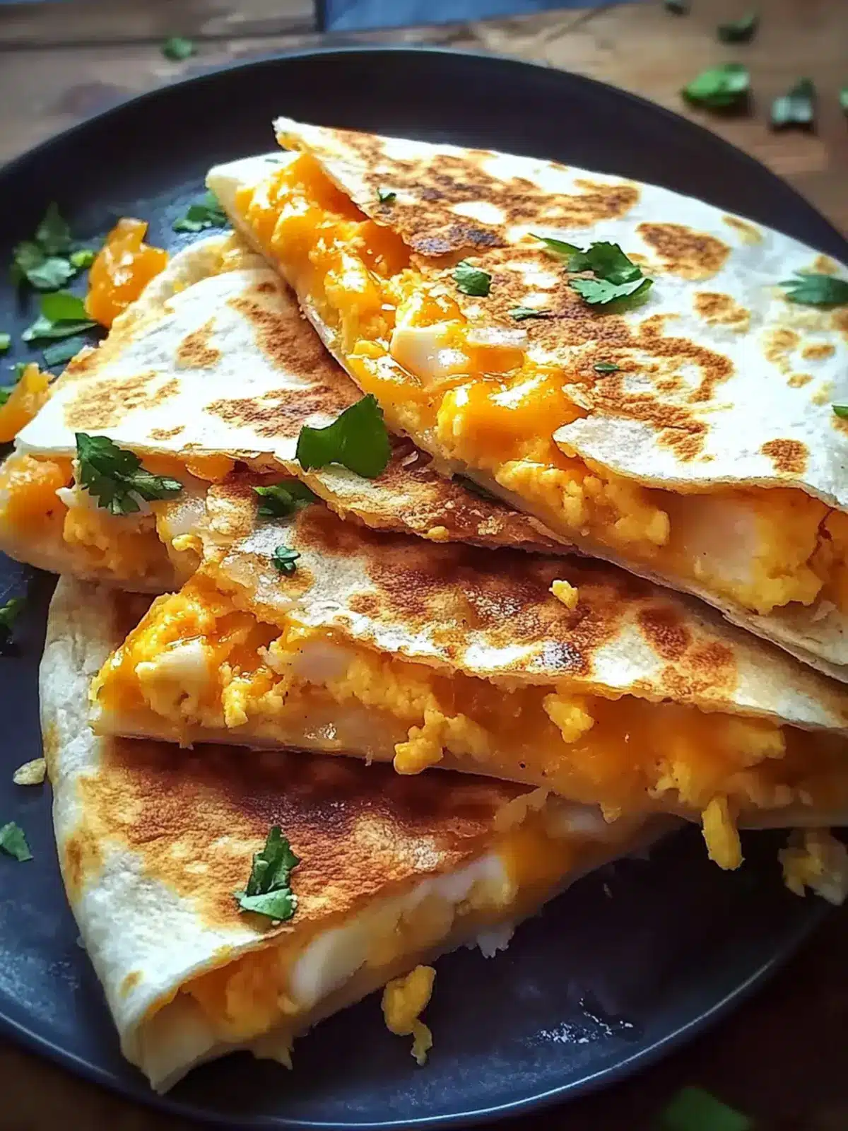 Cheddar Egg Quesadilla Recipe