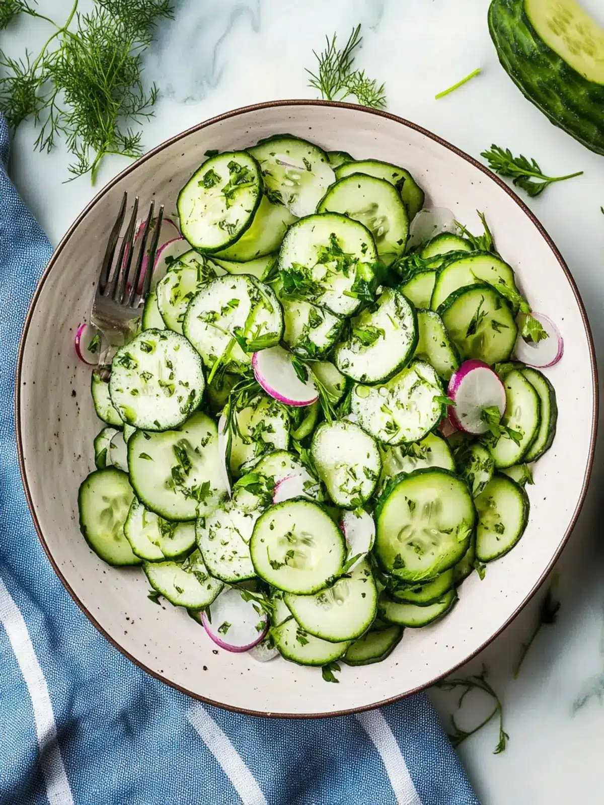 Irresistibly Fresh Cucumber Salad in Just 40 Minutes 5 Cucumber Salad