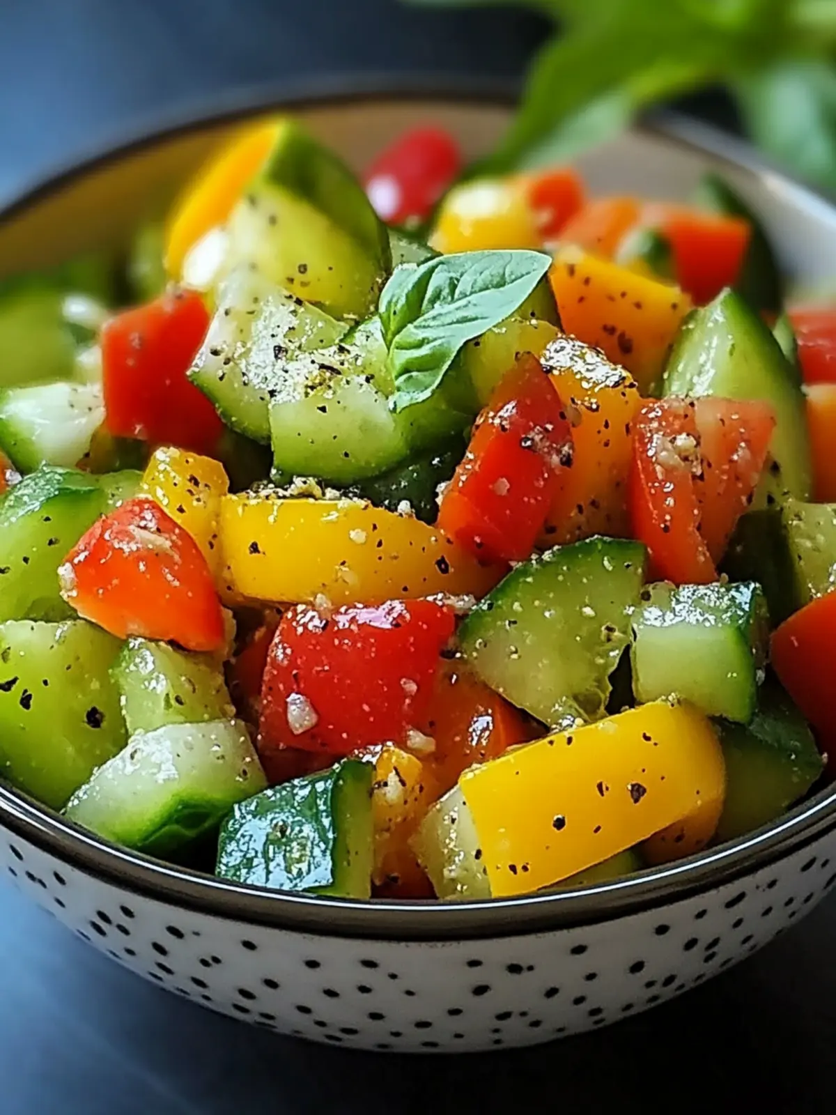 Cucumber Sweet Pepper Salad