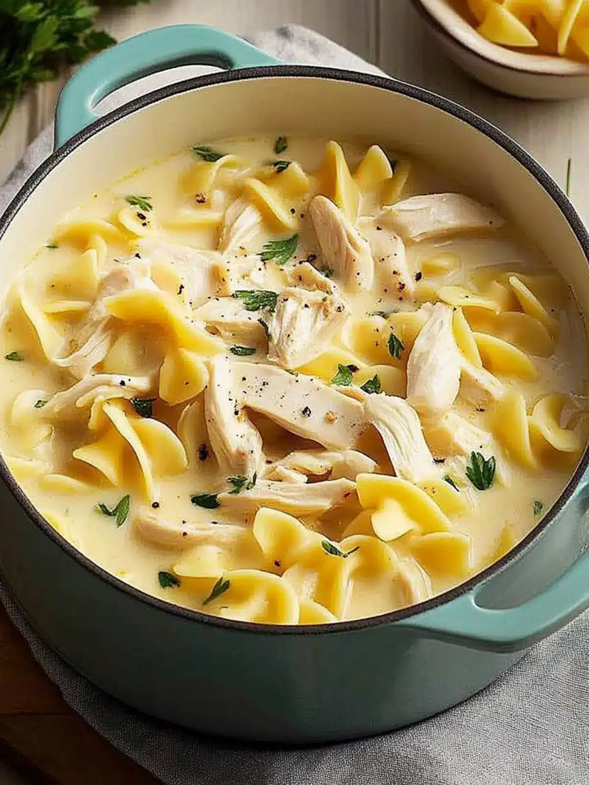 Creamy Chicken Noodle Soup