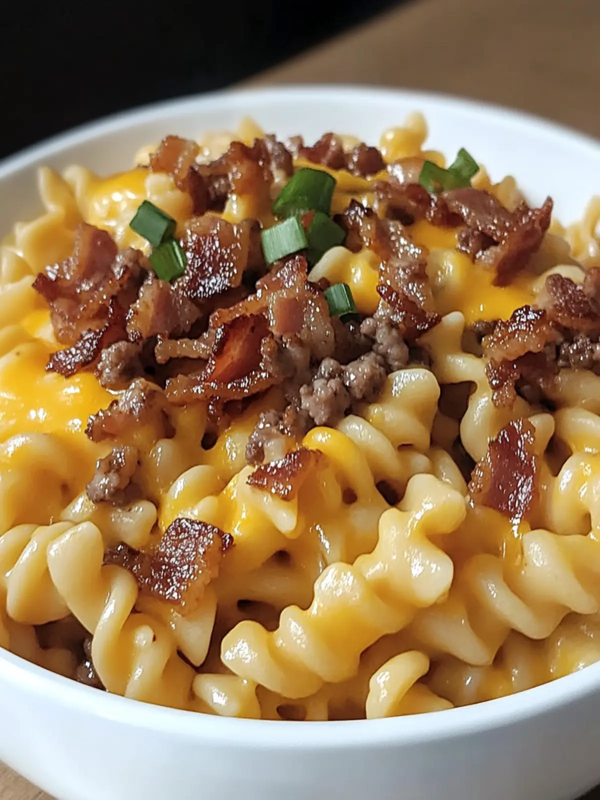 Loaded Bacon Cheeseburger Pasta You'll Crave Time and Again 2 Loaded Bacon Cheeseburger Pasta You’ll Crave Again and Again