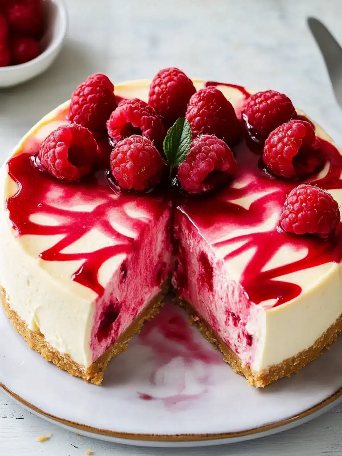 Raspberry Cheesecake- Sweet Cake You Want for Valentine's Day This Year