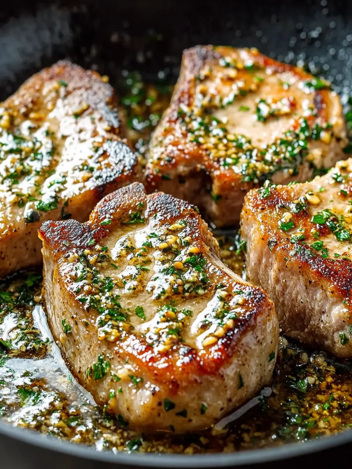 Garlic Butter Pan Seared Pork Chops: Quick and Juicy Delight 3 Garlic Butter Pan Seared Pork Chops