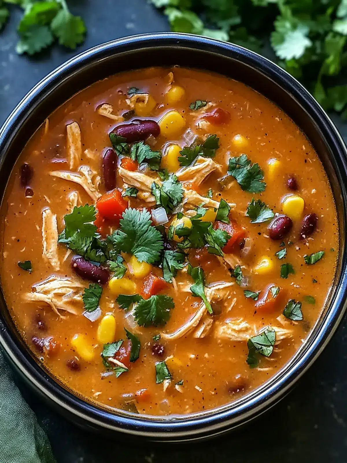 Cozy Up with this Flavor-Packed Chicken Enchilada Soup 5 Chicken Enchilada Soup