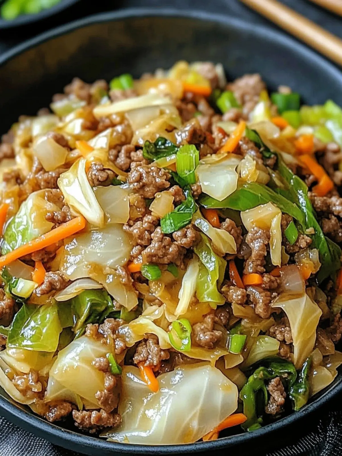 Savory Chinese Ground Beef and Cabbage Stir Fry Ready in 25 Minutes 5 Savory Chinese Ground Beef and Cabbage Stir Fry in 25 Minutes