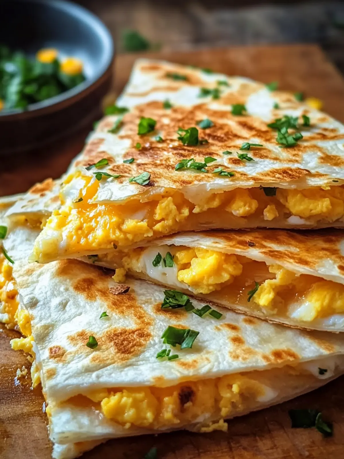 Cheddar Egg Quesadilla Recipe