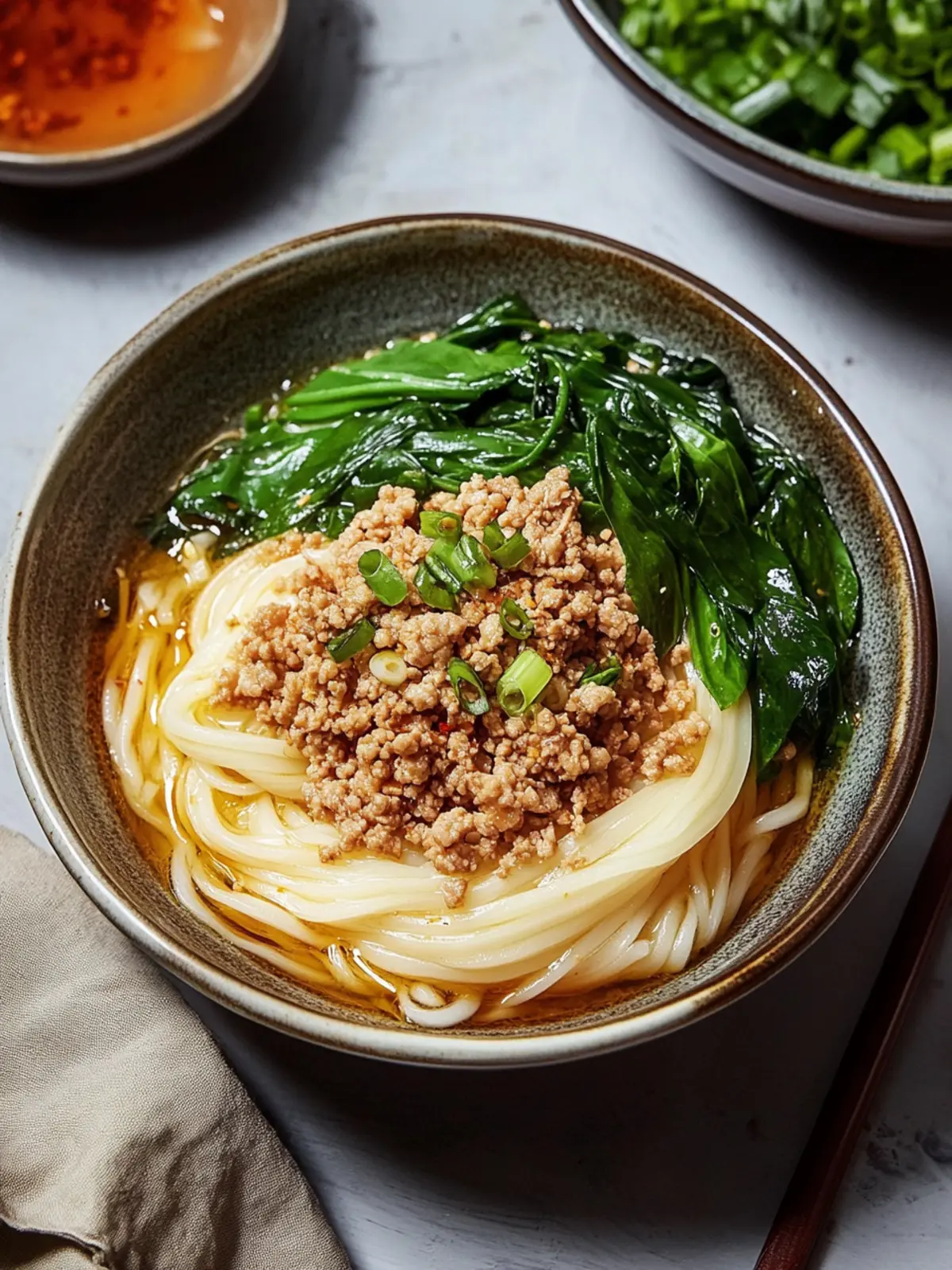 Longevity Dan Dan Mian Noodles for a Joyous Lunar New Year 3 Dan Dan Mian (Dan Dan Noodles)- Longevity noodles recipe For Lunar New year