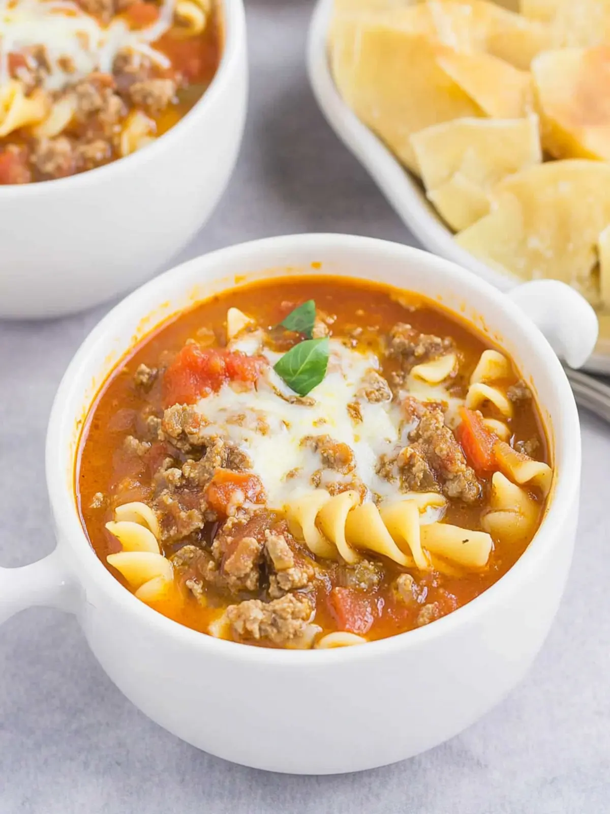 One Pot Lasagna Soup