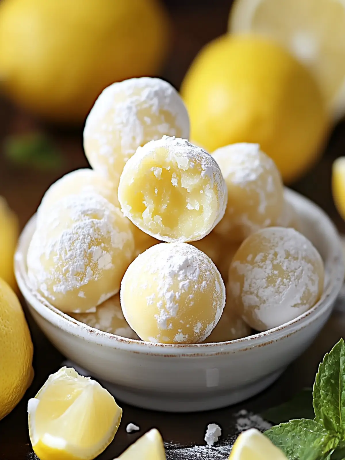Lemon White Chocolate Truffles: A Sweet Zesty Delight 4 Lemon White Chocolate Truffles