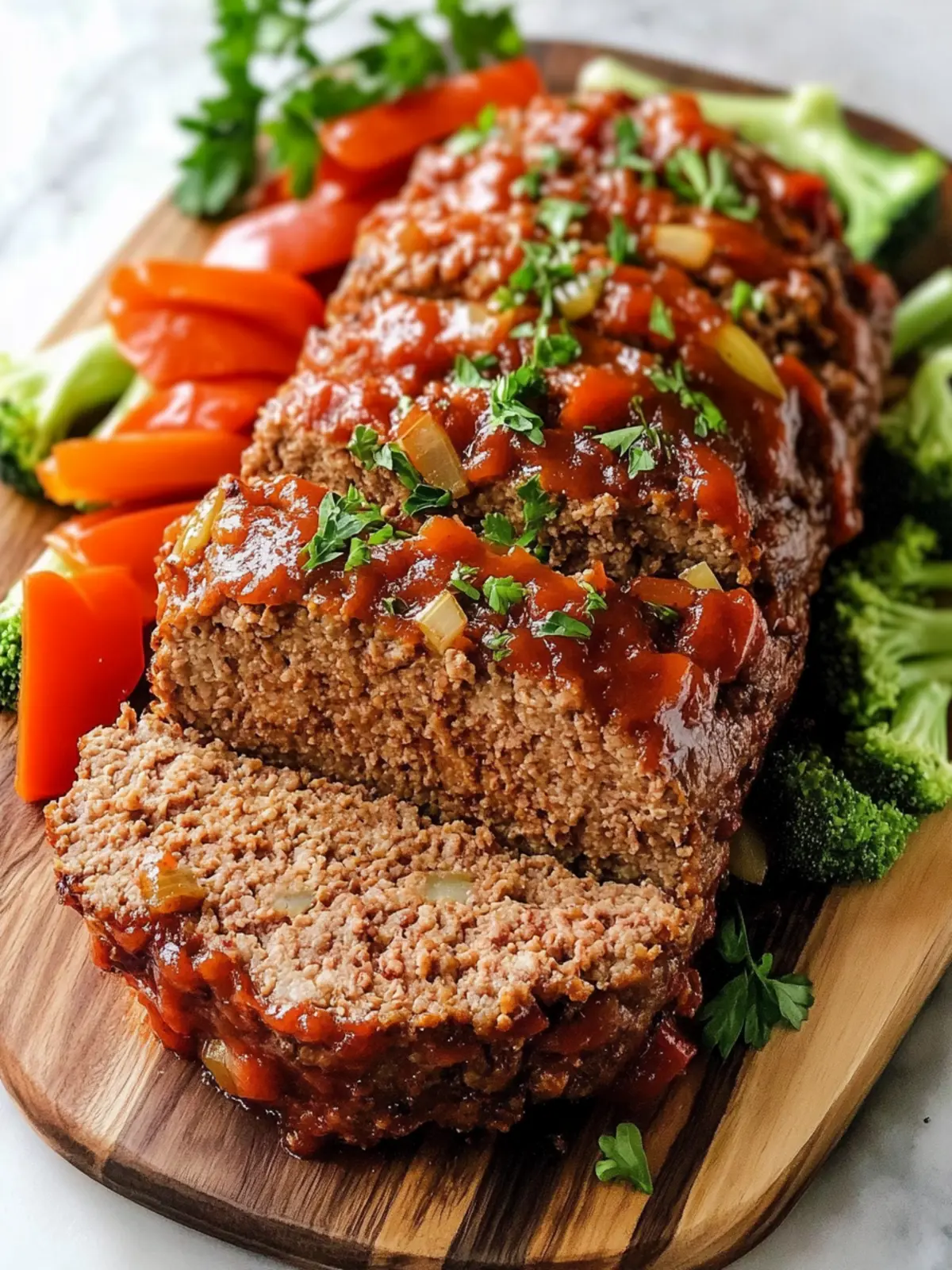 Easy Healthy Meatloaf with 1 Pound of Ground Beef