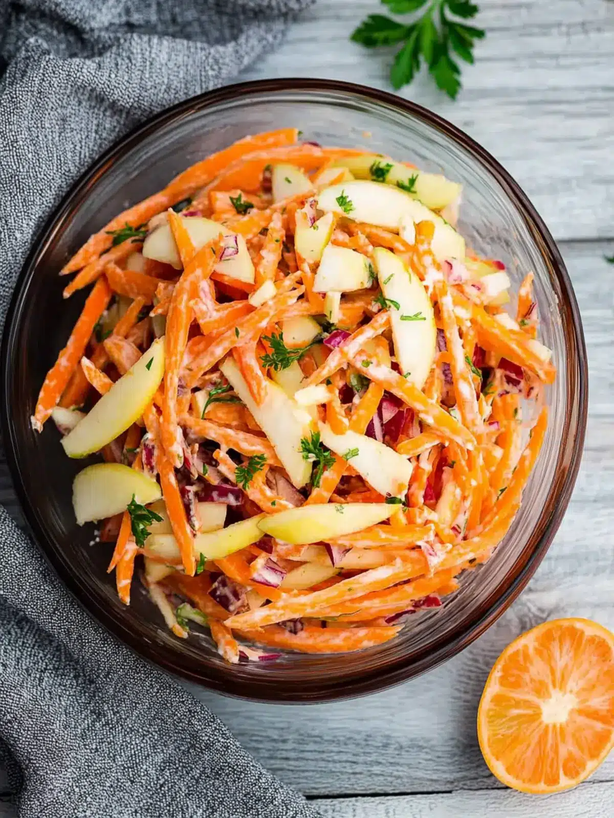 Crunchy Carrot Apple Salad for a Refreshing Twist on Lunch 2 Carrot Apple Salad