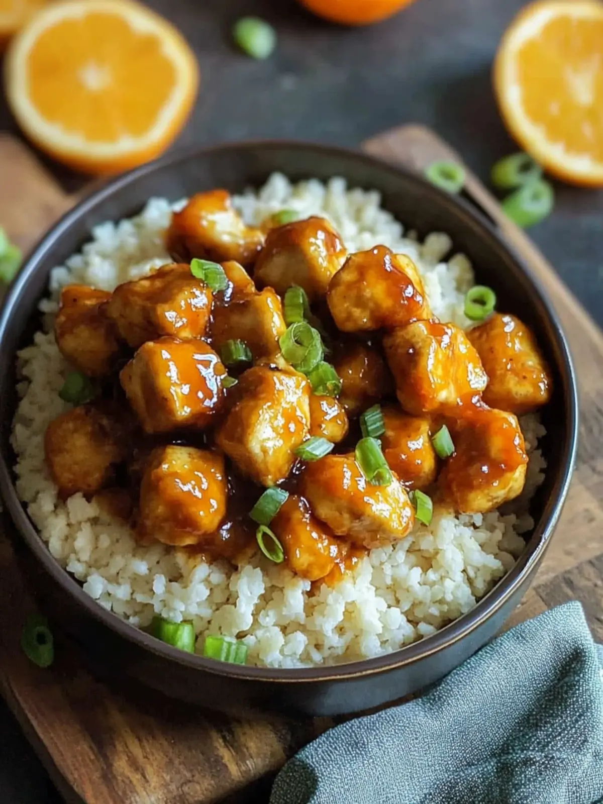 Vegan Orange Chicken (Tofu)