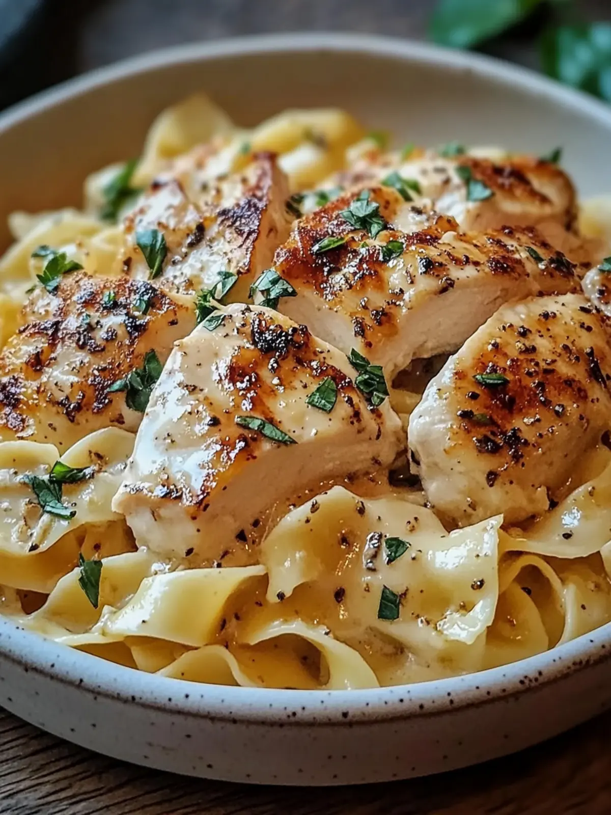 Chicken with Buttered Noodles