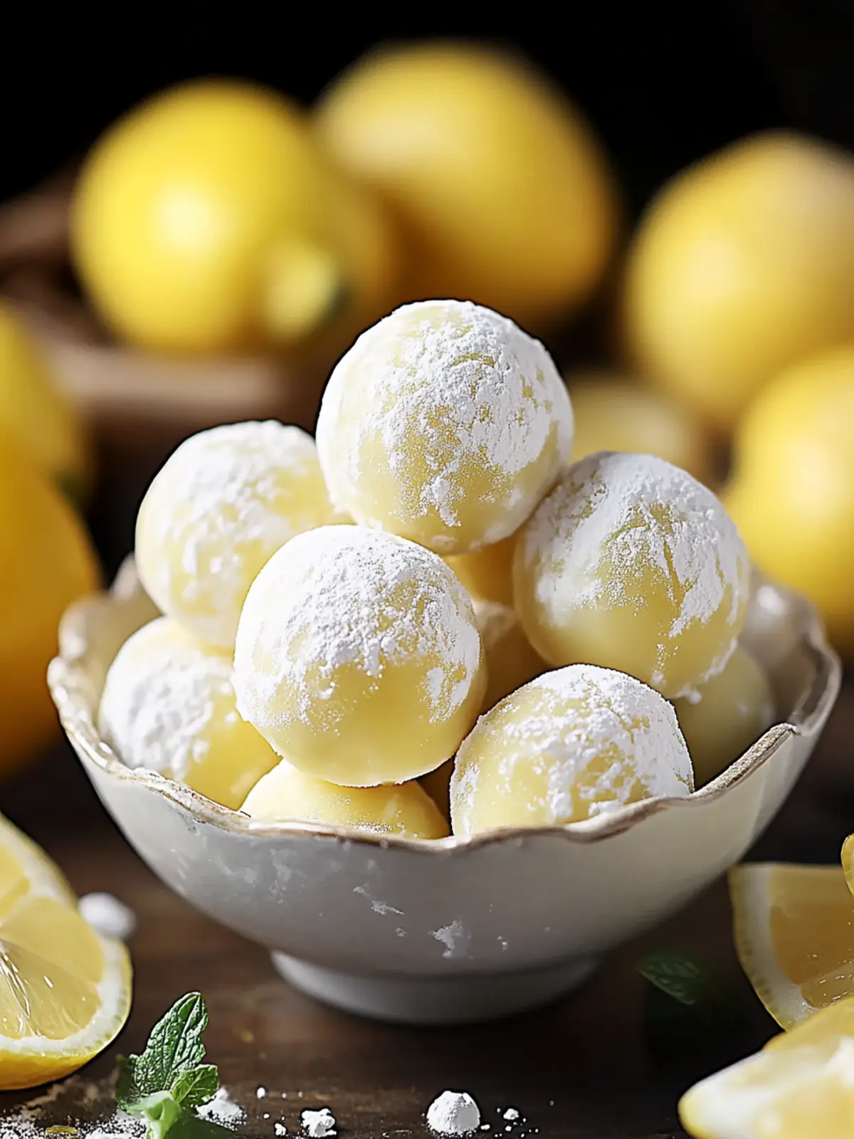 Lemon White Chocolate Truffles: A Sweet Zesty Delight 2 Lemon White Chocolate Truffles