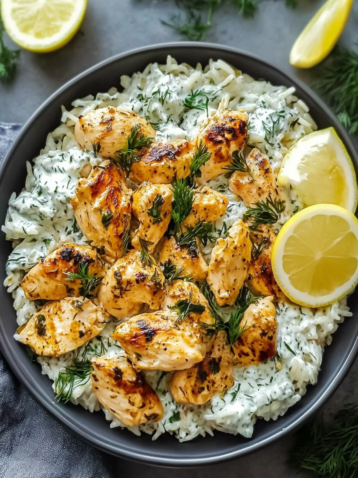 Dump And Bake Chicken Tzatziki Rice for Effortless Flavor Magic 3 Dump And Bake Chicken Tzatziki Rice for Effortless Flavor