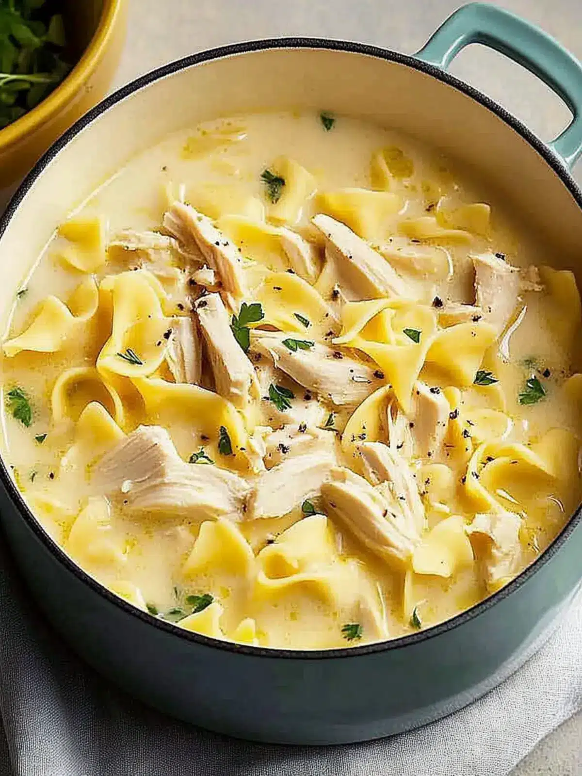 Creamy Chicken Noodle Soup