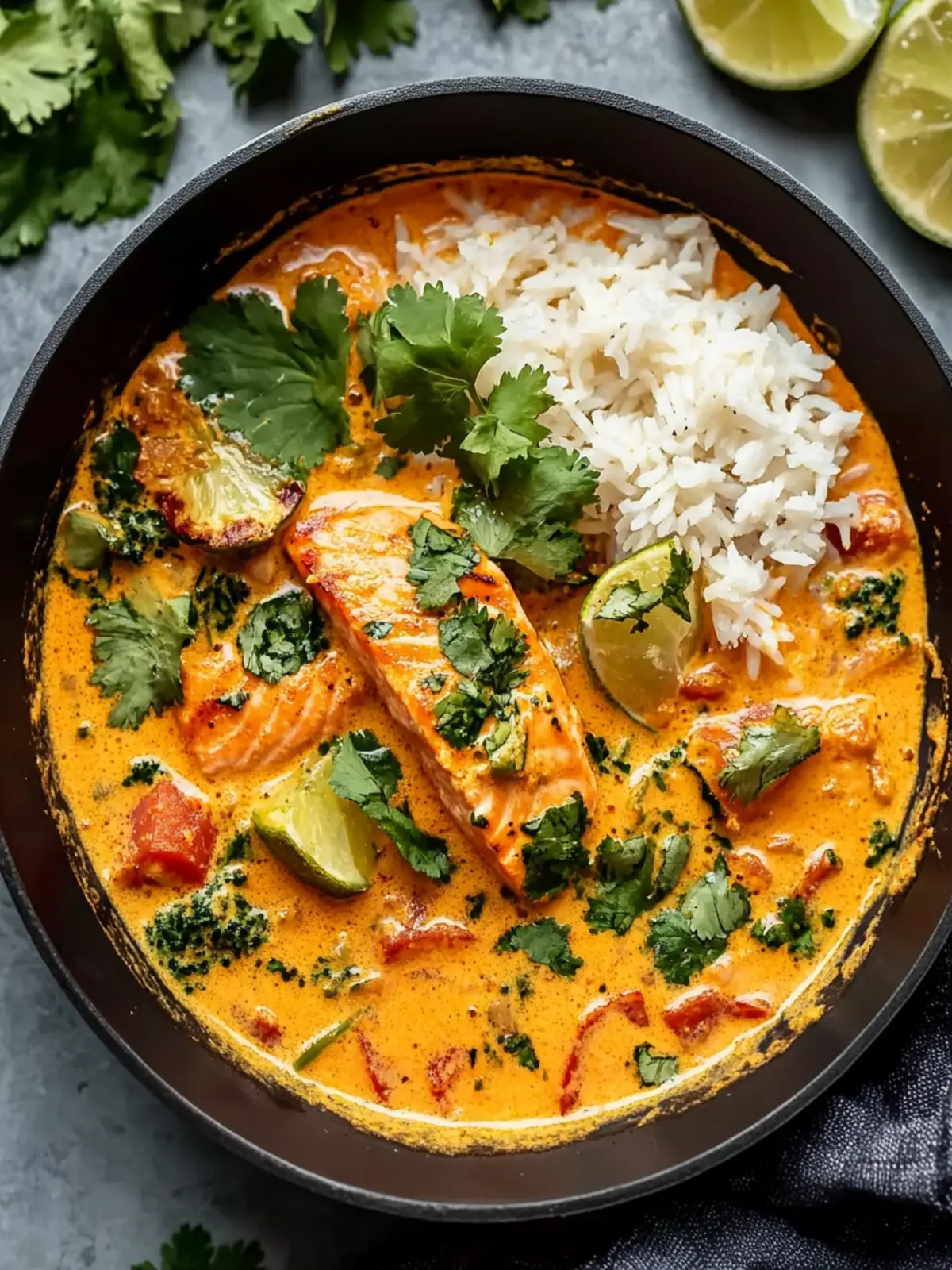 Salmon Coconut Curry
