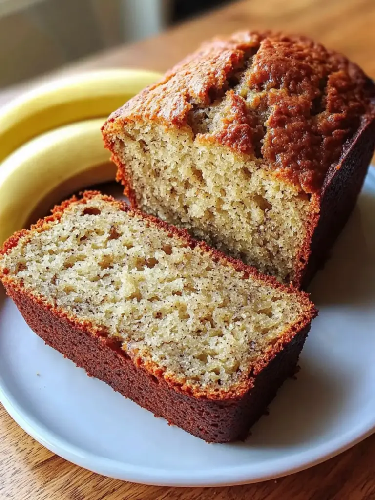 Moist Banana Bread Recipe with 3 Ripe Bananas-Blissful Bite