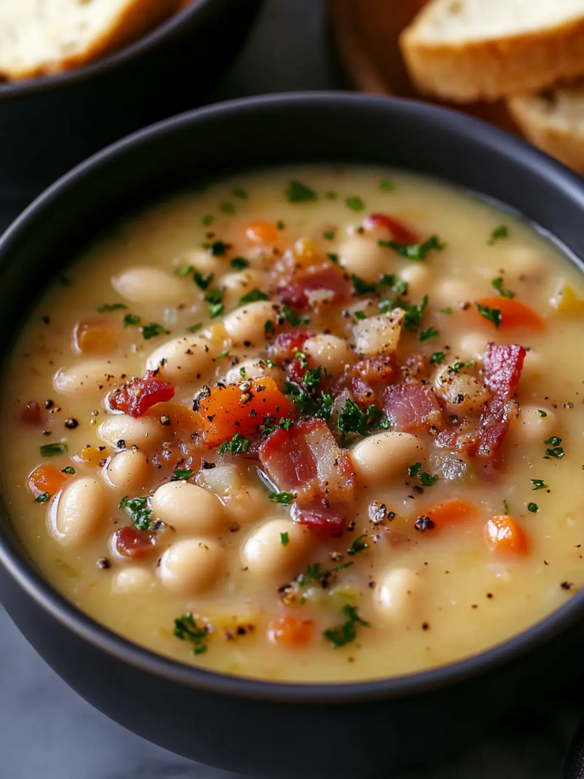 White Bean Soup with Bacon