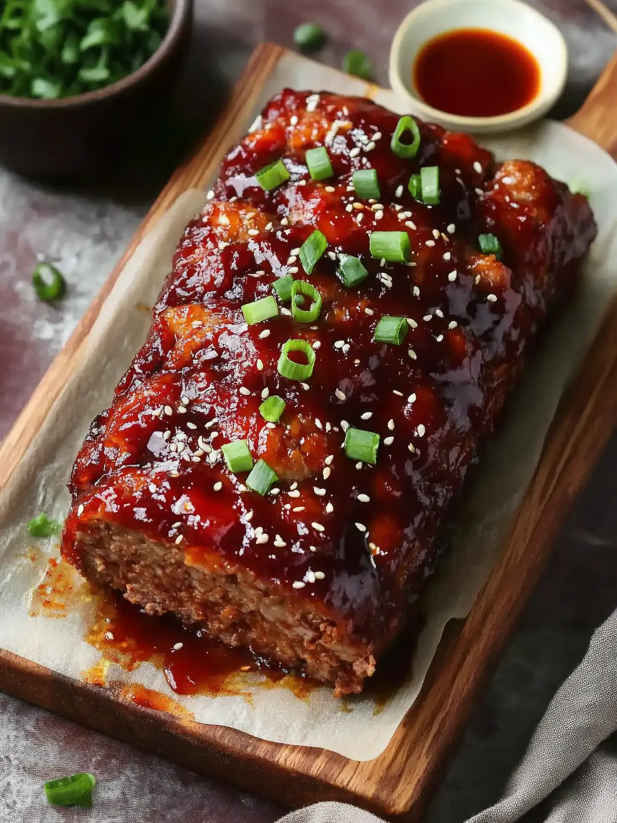 Savory Asian-Inspired Korean Meatloaf with a Spicy Twist 2 Asian-Inspired Korean Meatloaf