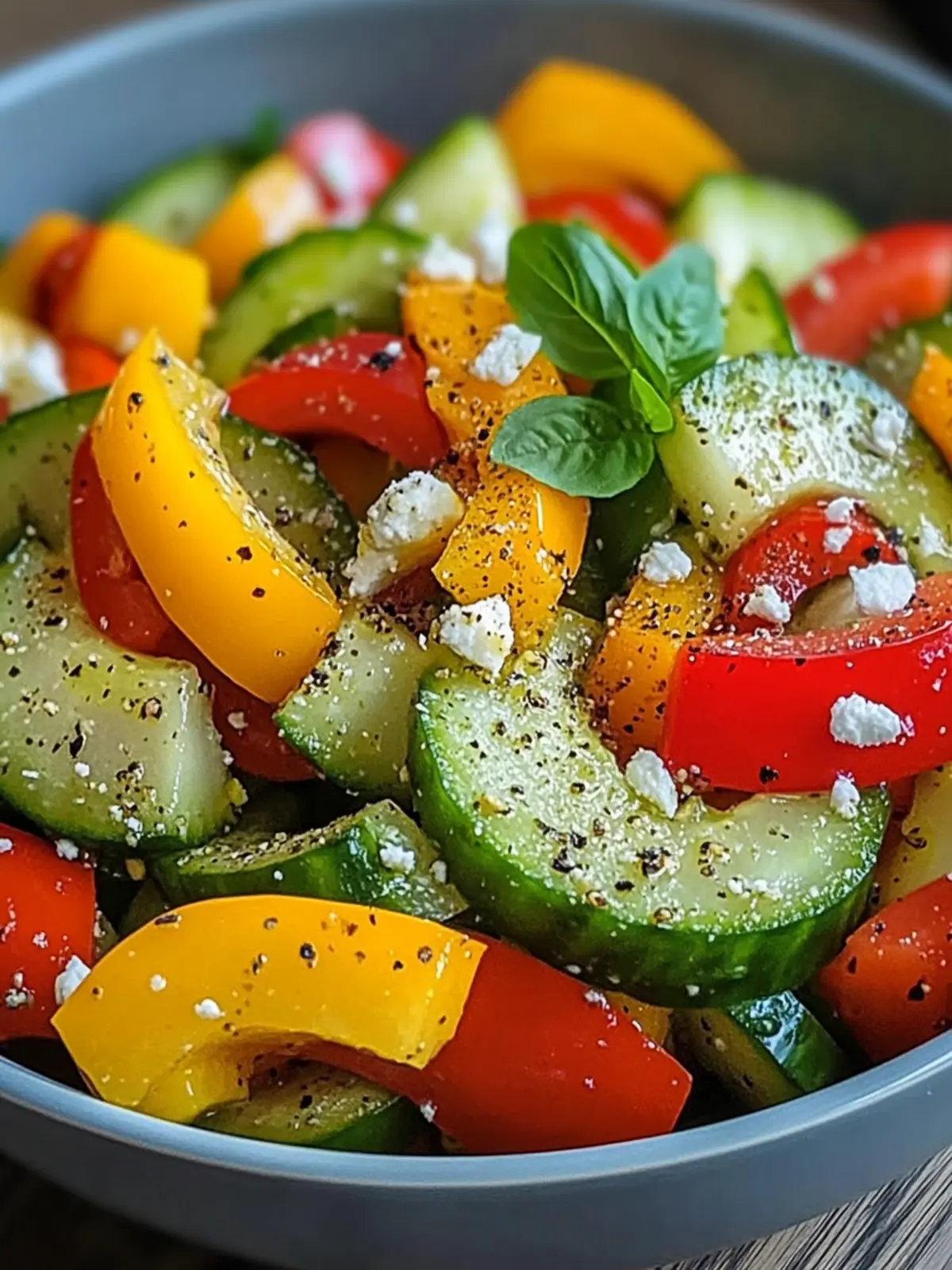 Cucumber Sweet Pepper Salad