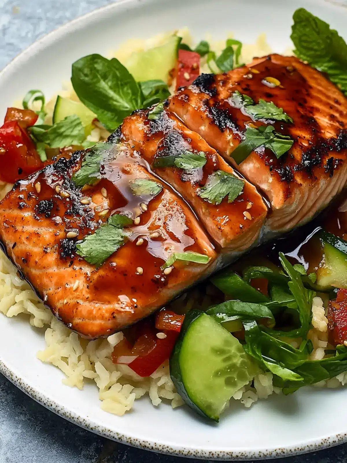 Hoisin-Glazed Salmon- Lunar New year Dinner Recipe
