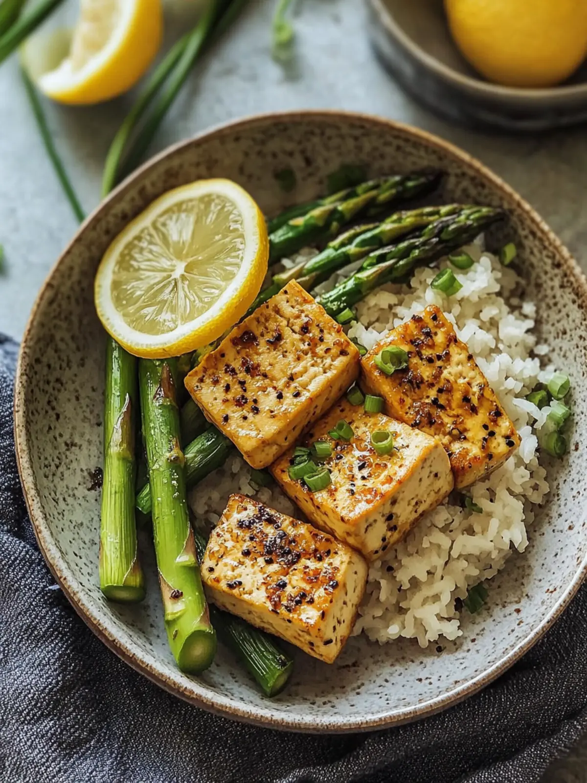Zesty Lemon Pepper Tofu and Asparagus You’ll Crave Daily 5 Lemon Pepper Tofu and Asparagus