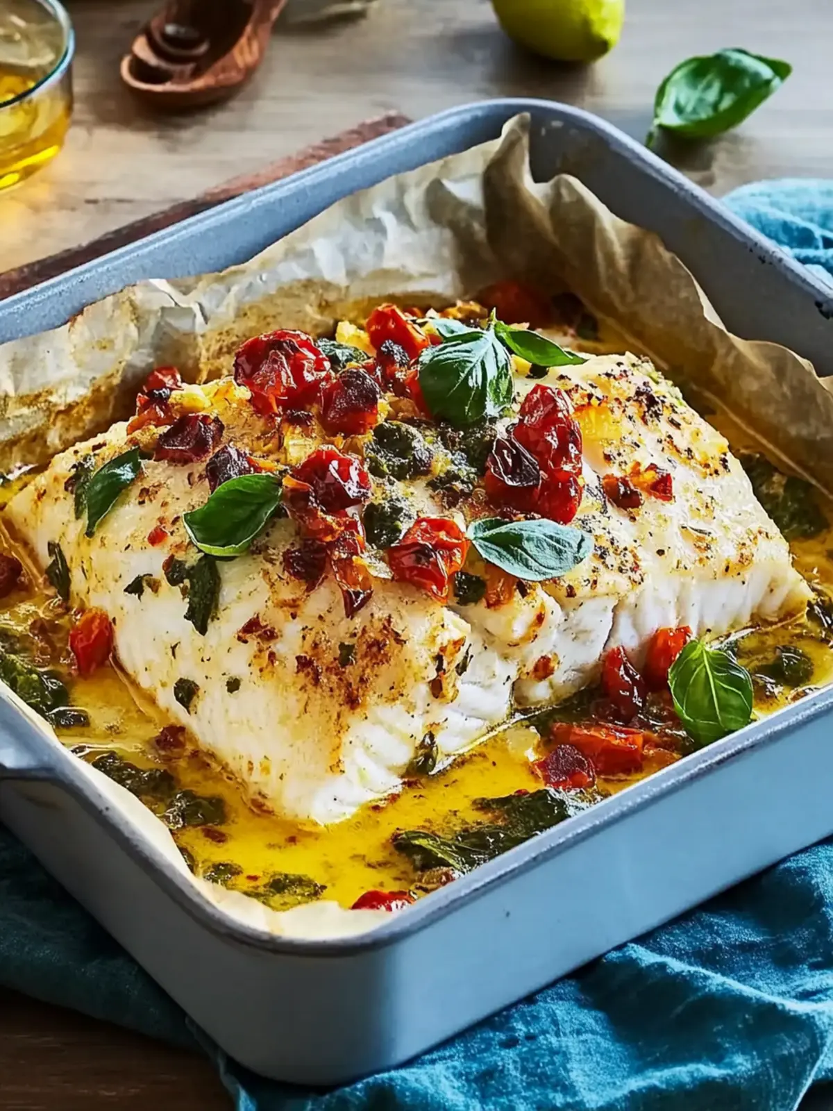 Quick Oven-Baked Fish: Healthy Mediterranean Bliss at Home 2 Quick oven-baked fish