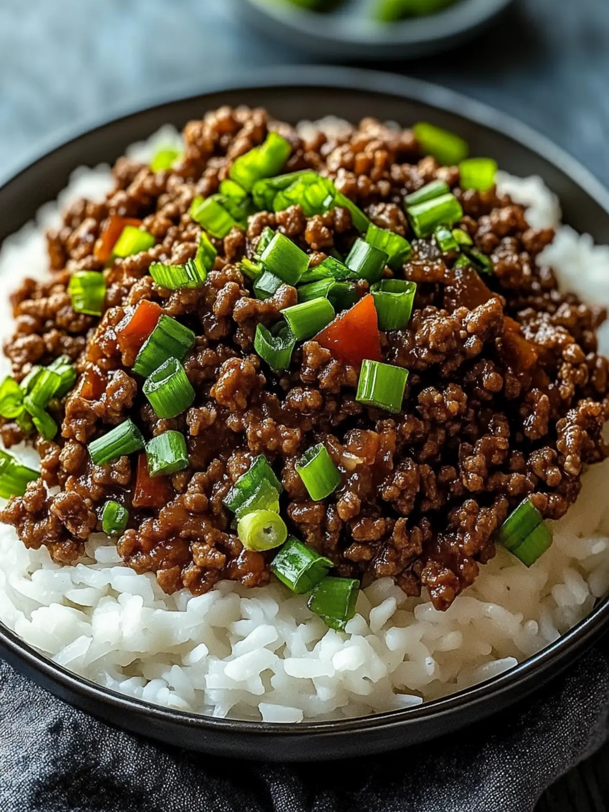Savory Mongolian Ground Beef in 25 Minutes or Less 5 Savory Mongolian Ground Beef