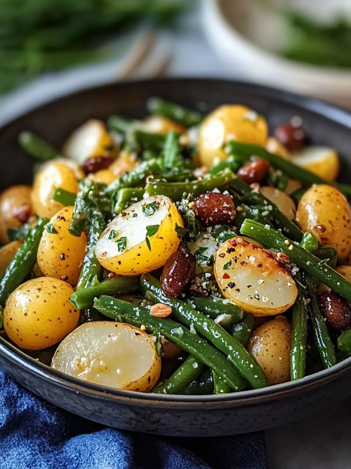 Delicious French-Style Potato and Green Bean Salad Recipe 4 French-Style Potato and Green Bean Salad