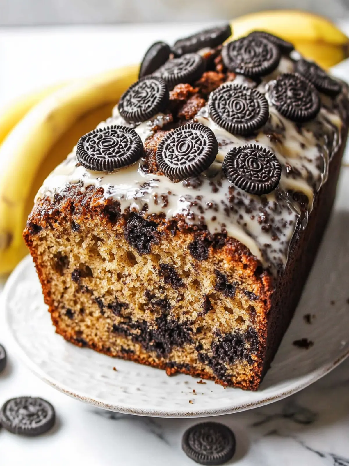 Oreo Banana Bread