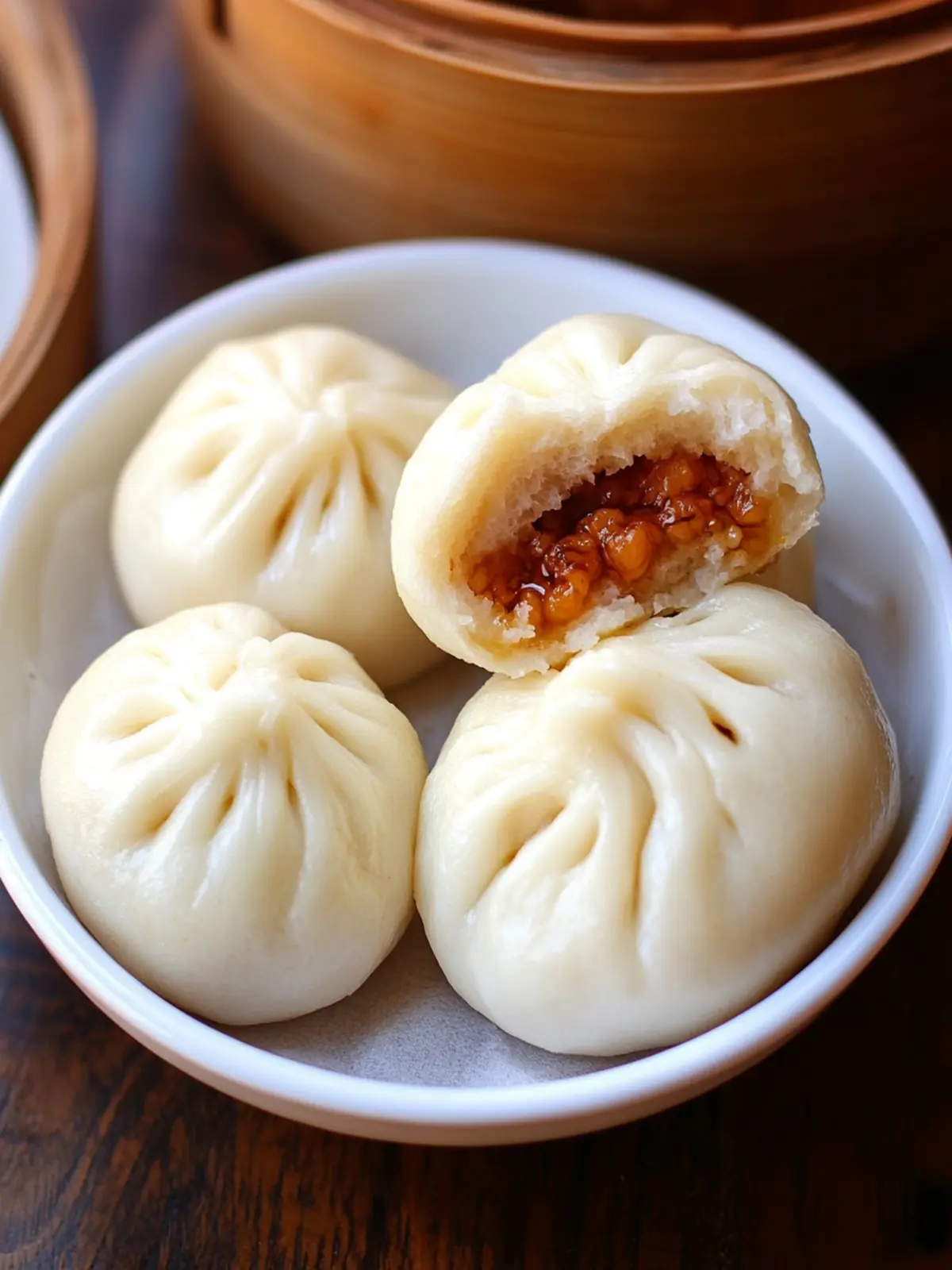 Delightful Steamed Buns (Baozi) - Easy Finger Food for New Year 3 Steamed Buns (Baozi)- Easy Chinese New Year finger food