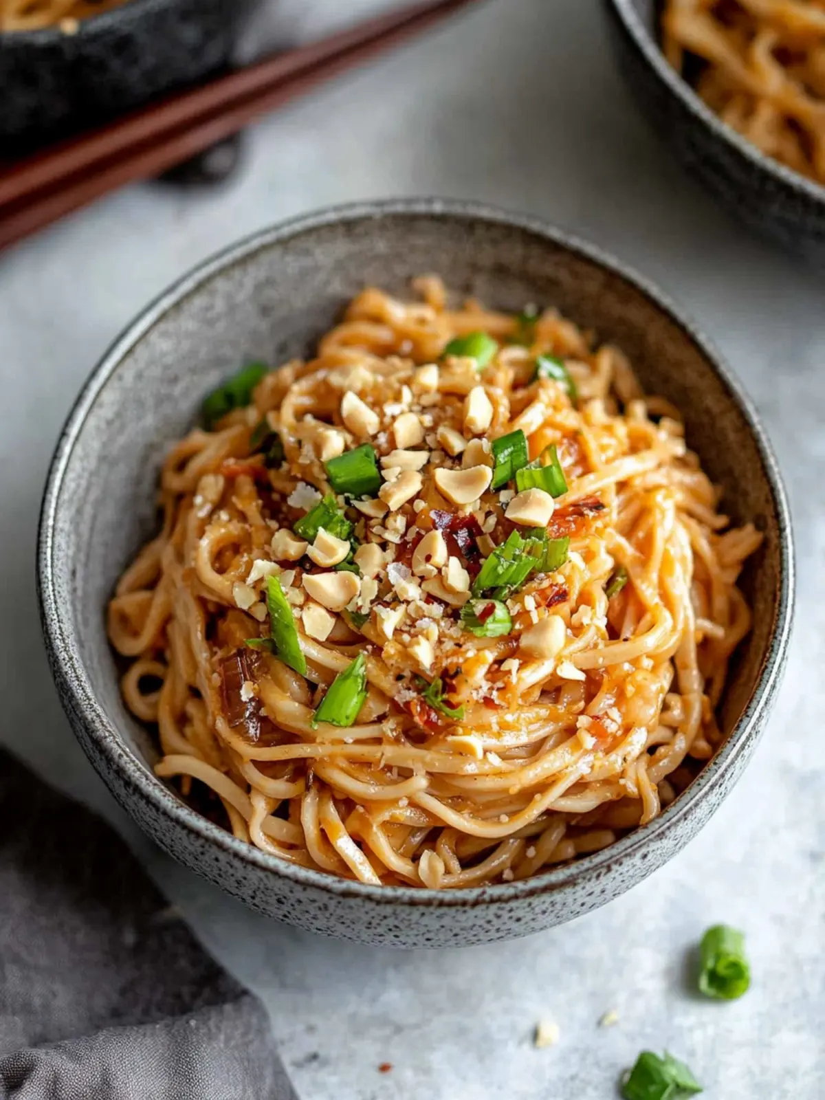 Spicy Peanut Butter Noodles