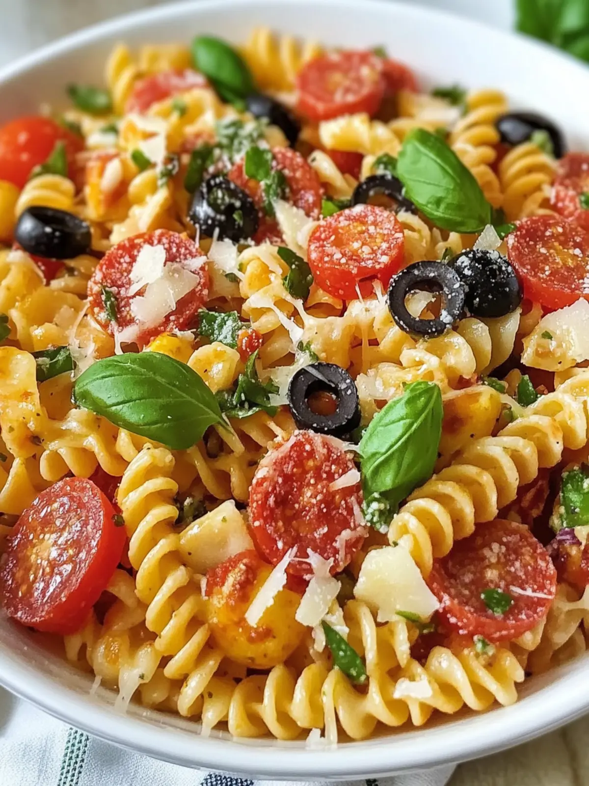Delicious Pizza Pasta Salad for a Quick and Easy Meal 4 Pizza Pasta Salad