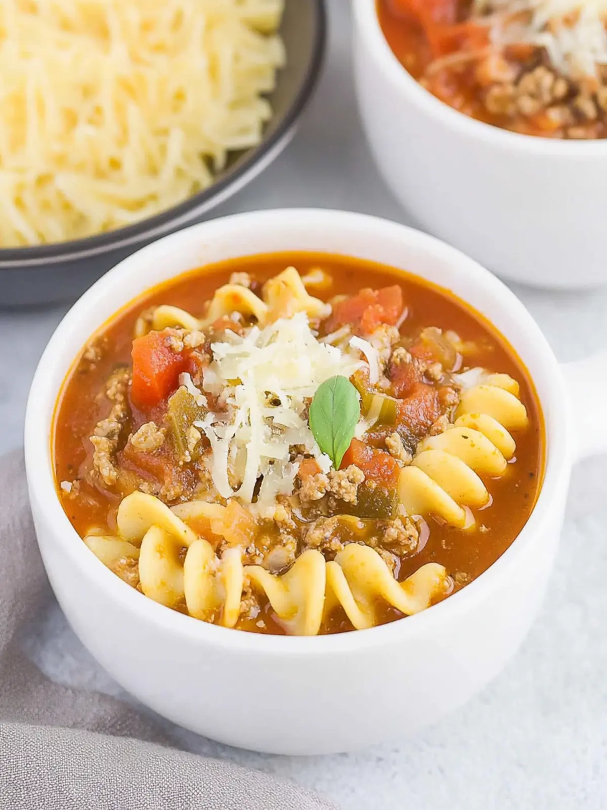 One Pot Lasagna Soup