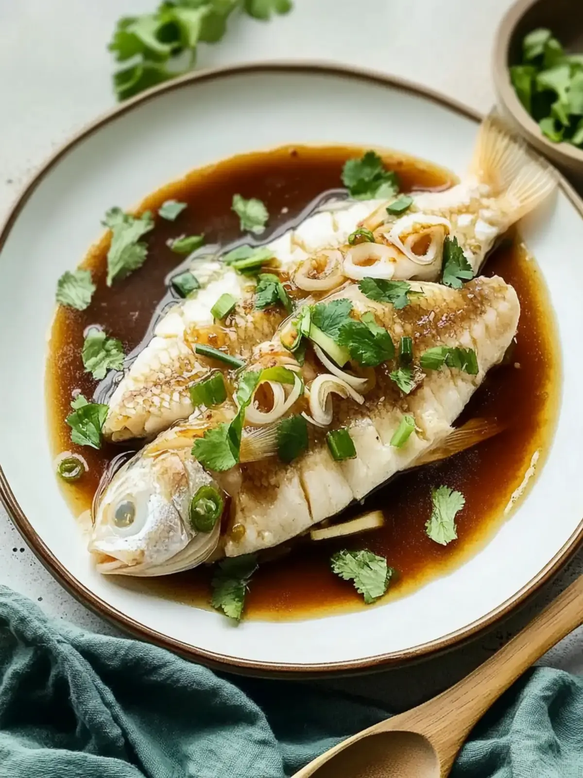Easy Chinese Steamed Fish: A Fresh Lunar New Year Delight 2 Easy Chinese Steamed Fish- L:unar New year dish
