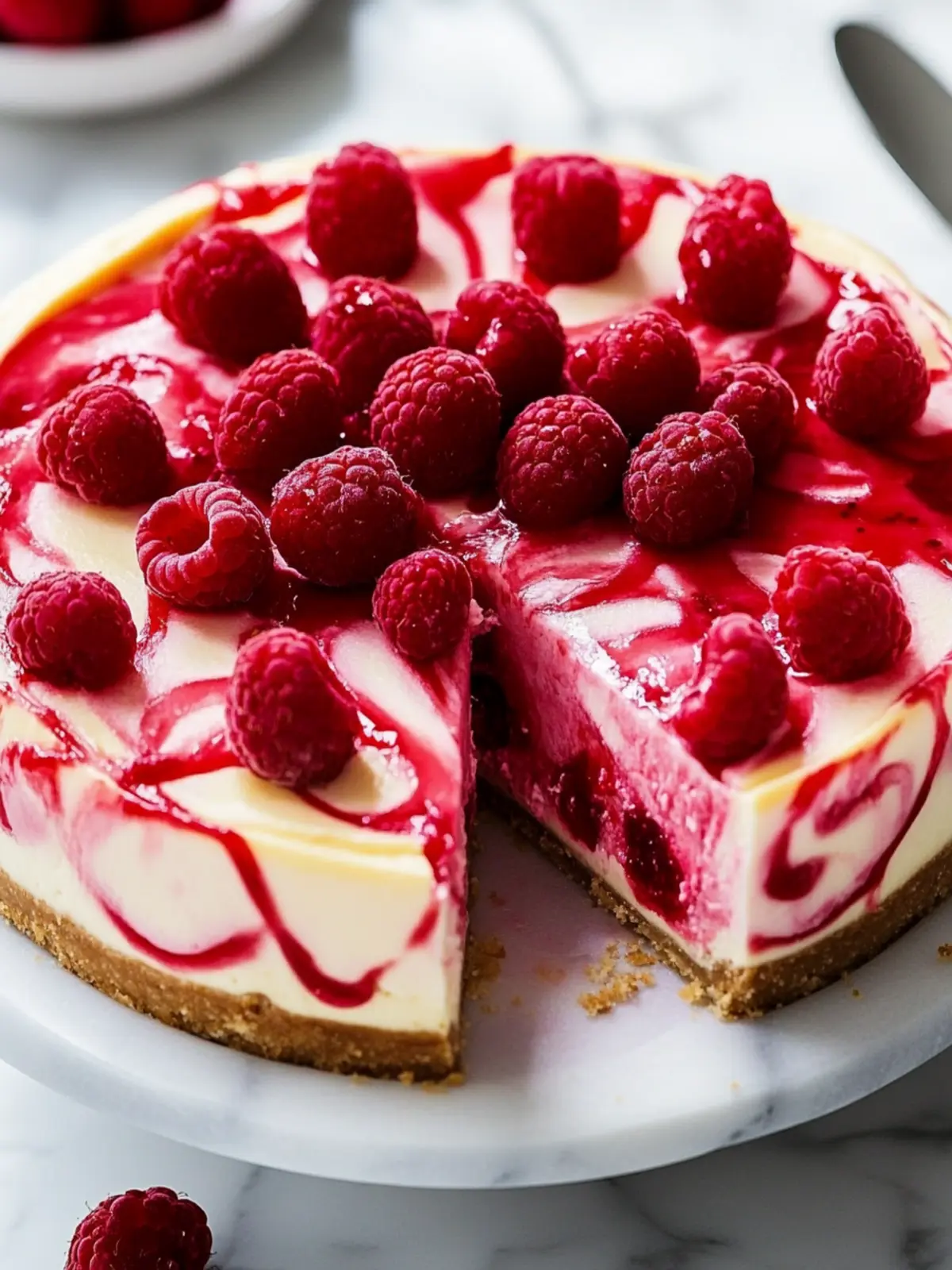 Raspberry Cheesecake- Sweet Cake You Want for Valentine's Day This Year