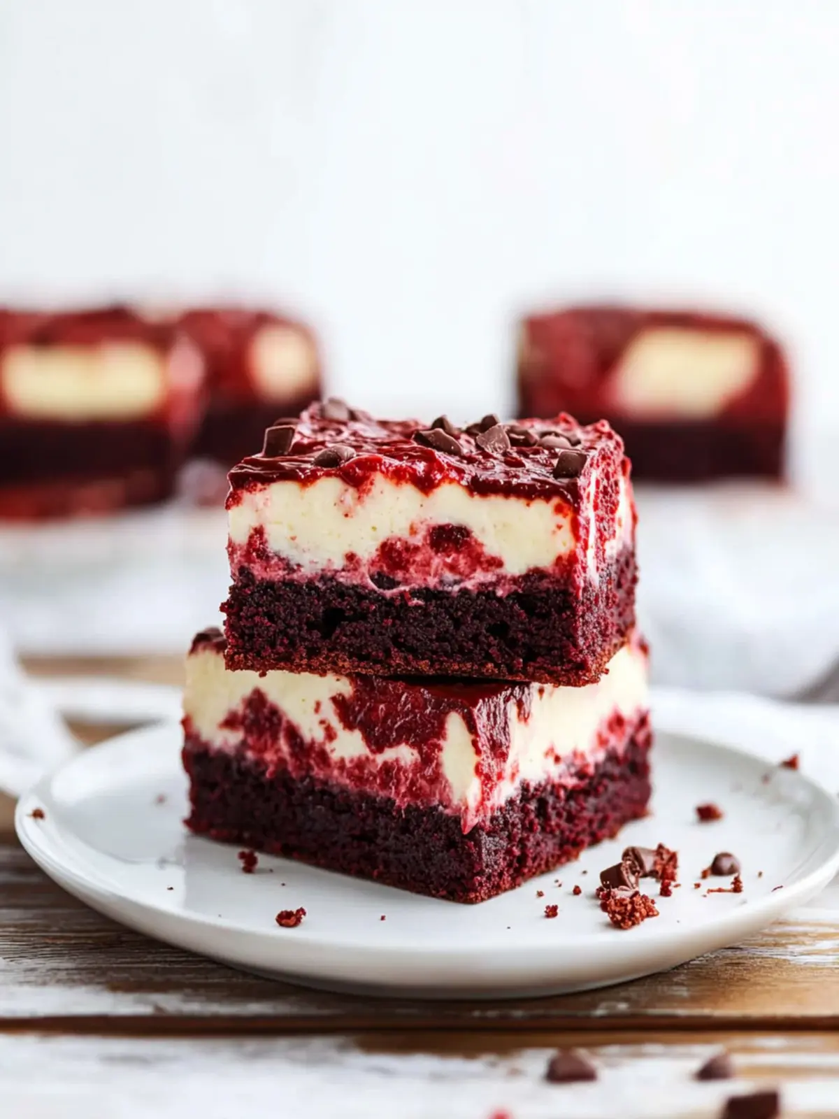 Irresistible Red Velvet Cheesecake Brownies for Valentine’s Day 4 Red Velvet Cheesecake Brownies-Valentine’s Day desserts