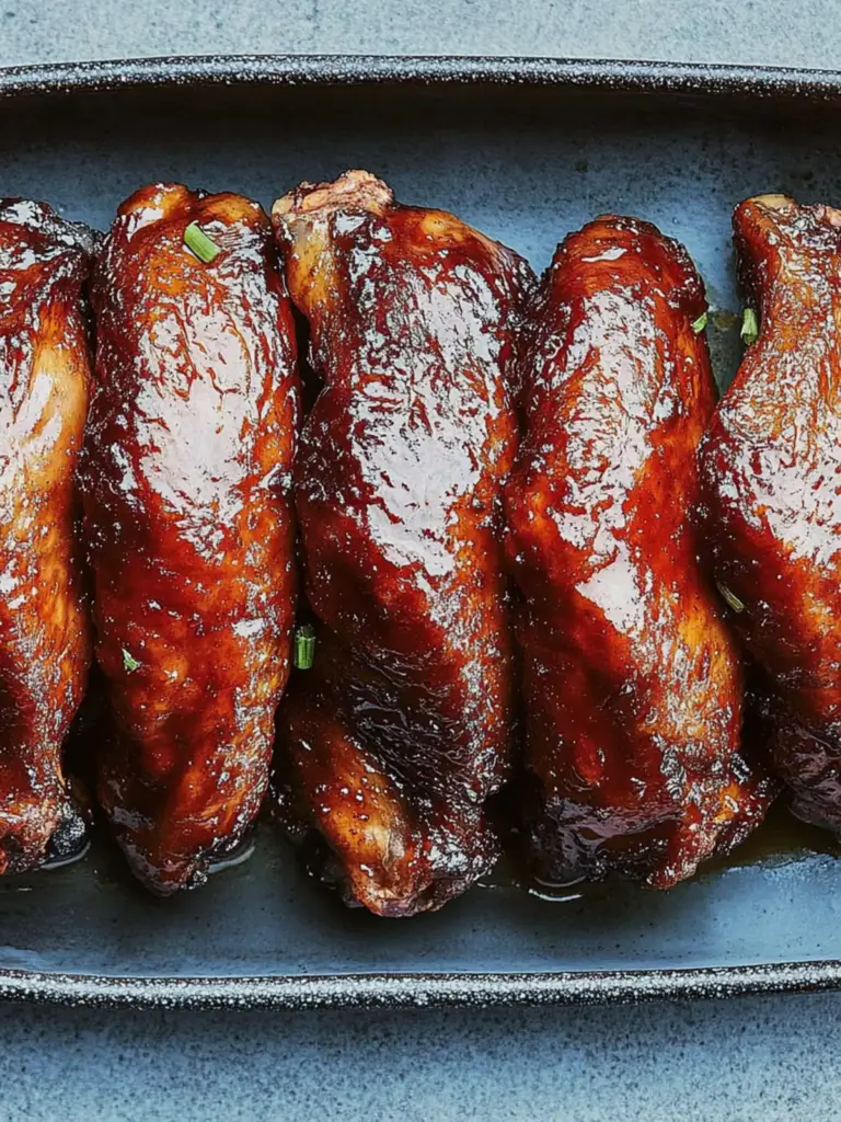 Soy-Braised Chicken Wings- New Year prosperity recipes